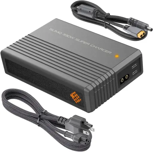 𝐒𝐥𝐢𝐦𝐐 F330 cargador para  Laptop, DC 20V y USB C PD3.0 330W